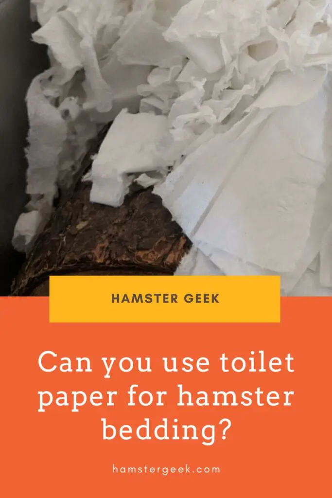 Can you use toilet paper for hamster bedding? – Hamster Geek